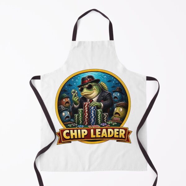 Item preview, Chip Leader – Funny Poker Fish Cartoon designed and sold by Fa-Shirt01.