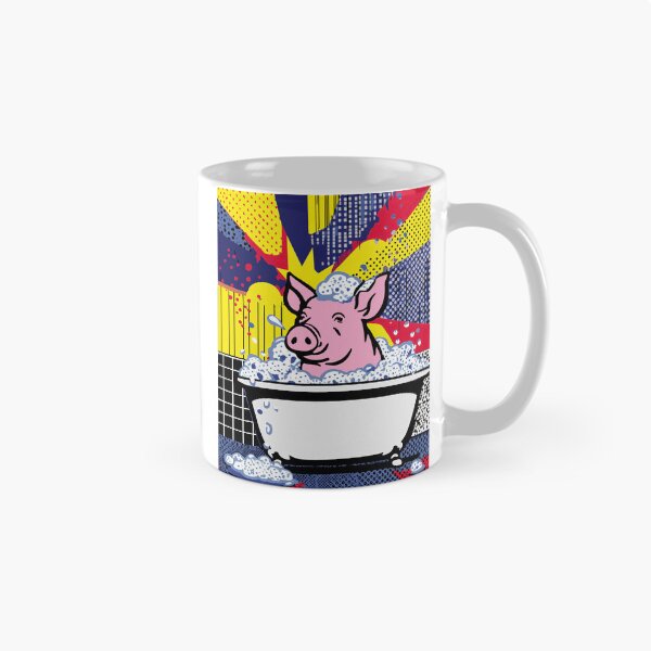 Item preview, Pig in a Pop Art Bathtub designed and sold by lautir.