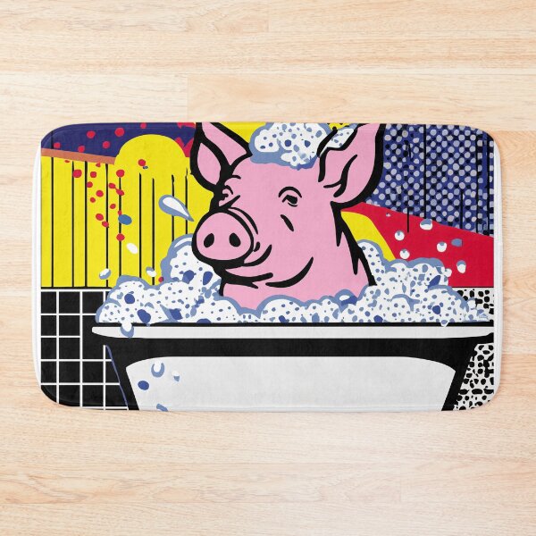 Item preview, Pig in a Pop Art Bathtub designed and sold by lautir.