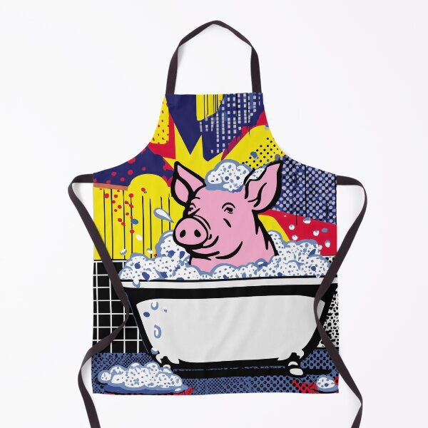 Item preview, Pig in a Pop Art Bathtub designed and sold by lautir.