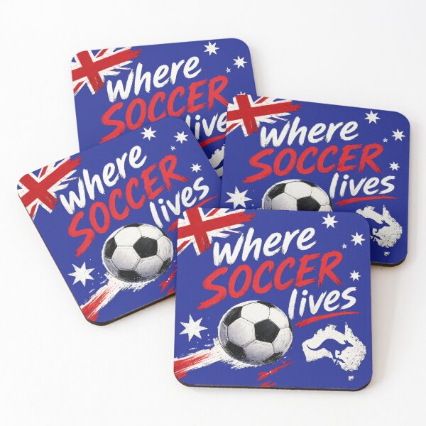 Item preview, Where Soccer Lives - Australia designed and sold by Endeva4eva.