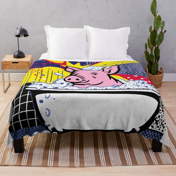 Item preview, Pig in a Pop Art Bathtub designed and sold by lautir.