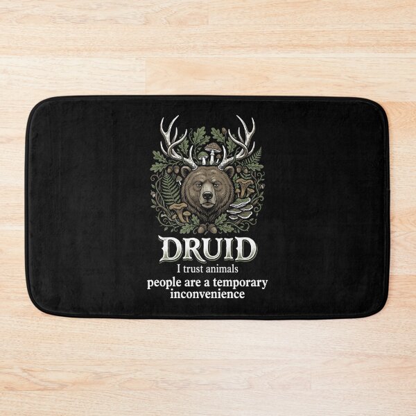 Item preview, Druid I Trust Animals People Are A Temporary Inconvenience designed and sold by Fenay Designs.