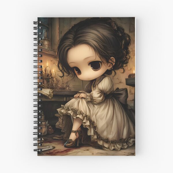Item preview, Grimm Chibi Evil Step Sister Bloody Shoe – Dark Cinderella Gothic Art designed and sold by InkAndGloom.