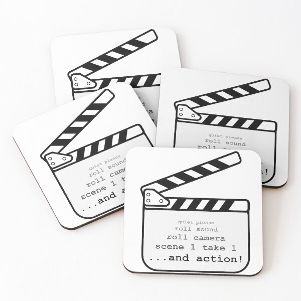 Item preview, and action clapperboard designed and sold by Cinemaddict.