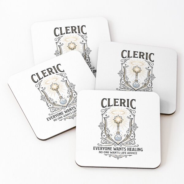 Item preview, Cleric Everyone Wants Healing No One Wants Life Advice designed and sold by Fenay Designs.