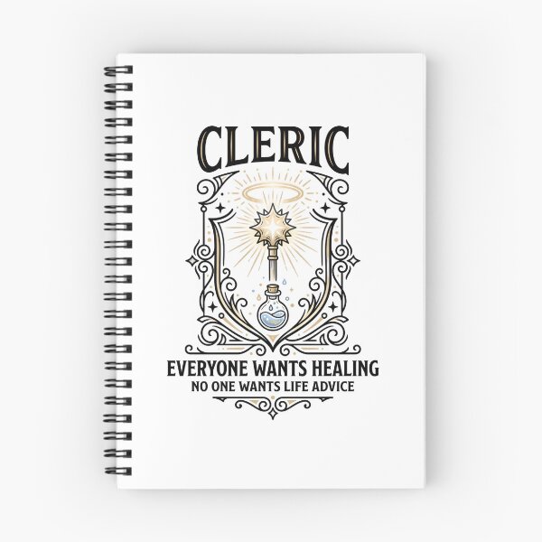 Item preview, Cleric Everyone Wants Healing No One Wants Life Advice designed and sold by Fenay Designs.