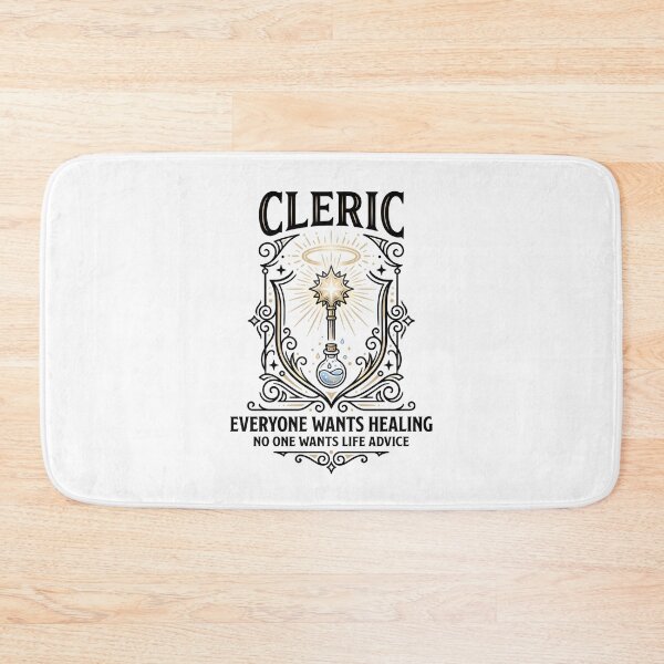 Item preview, Cleric Everyone Wants Healing No One Wants Life Advice designed and sold by Fenay Designs.