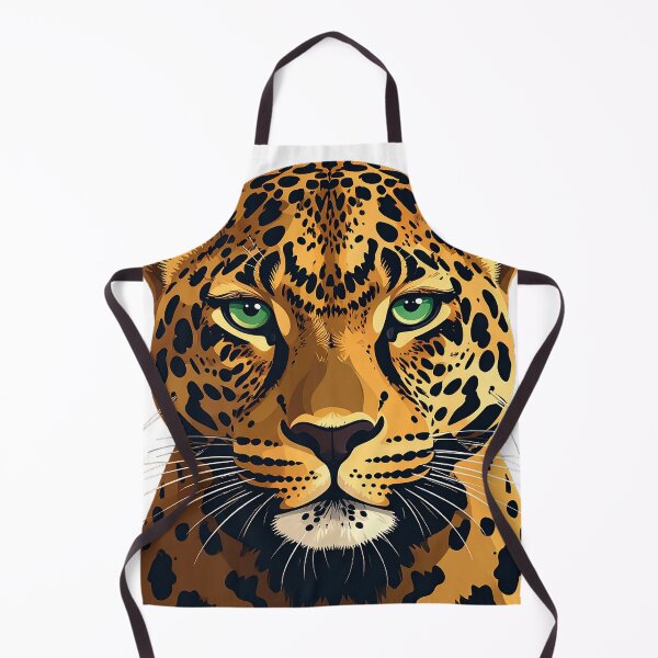 Item preview, Golden Leopard Portrait – Minimalist Big Cat Design designed and sold by SpeedProduction.
