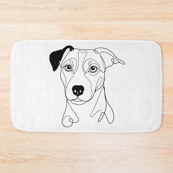 Item preview, Jack Russell Terrier One Line Art – Modern & Dynamic Terrier Contour Design designed and sold by Pfotenfaden.