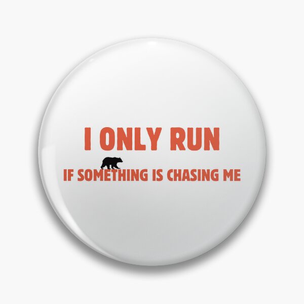 Item preview, I Only Run If Something Is Chasing Me - Funny Fitness Design designed and sold by Mouad-Doadi.