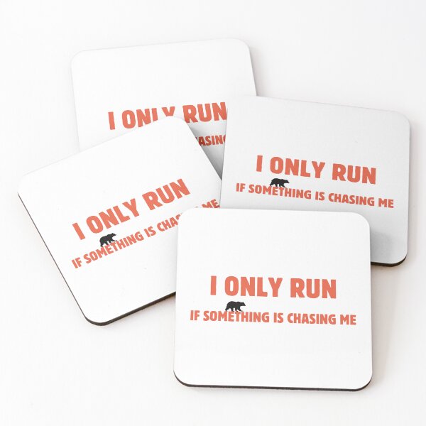 Item preview, I Only Run If Something Is Chasing Me - Funny Fitness Design designed and sold by Mouad-Doadi.
