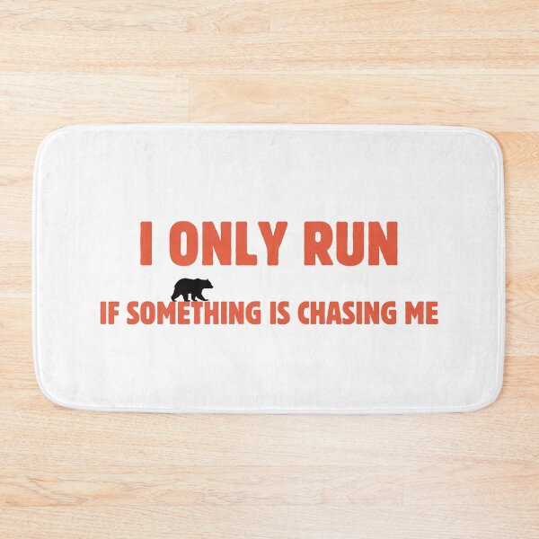 Item preview, I Only Run If Something Is Chasing Me - Funny Fitness Design designed and sold by Mouad-Doadi.