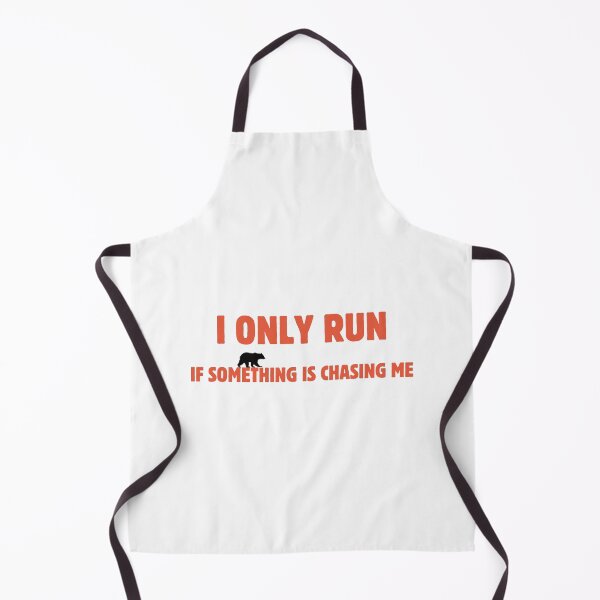 Item preview, I Only Run If Something Is Chasing Me - Funny Fitness Design designed and sold by Mouad-Doadi.