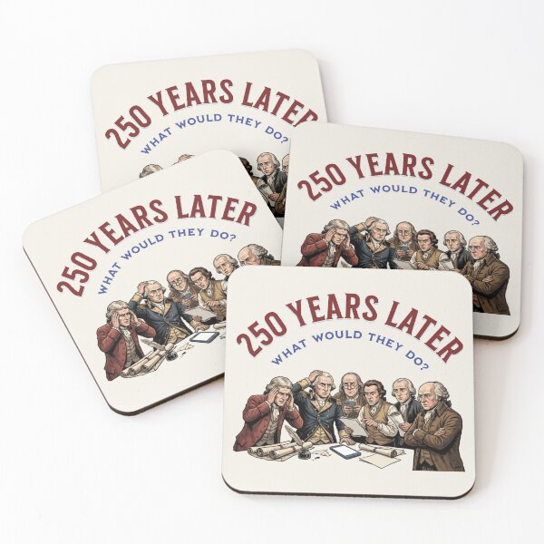 Item preview, 250 Years Later Founding Fathers Ponder USA designed and sold by AntiqueImages.