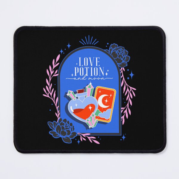 Item preview, Love Potion and Moon – Witchy Aesthetic Tarot Art designed and sold by curushop.