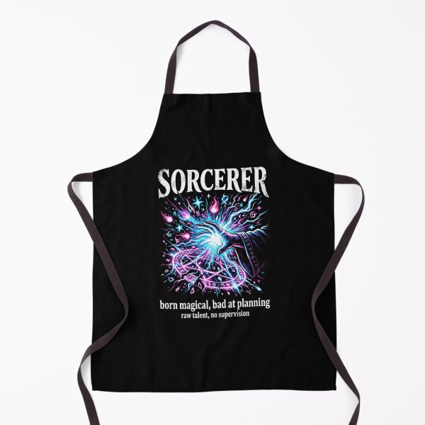 Item preview, Sorcerer Born Magical Bad At Planning Raw Talent No Supervision designed and sold by Fenay Designs.