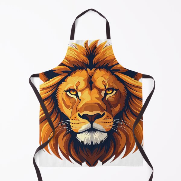 Artikelvorschau, Golden Lion Portrait – Minimalist King of the Wild entworfen und verkauft von SpeedProduction.