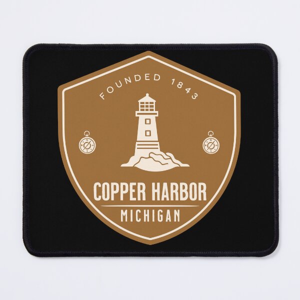 Item preview, Copper Harbor Michigan Lighthouse Badge designed and sold by American Travels.