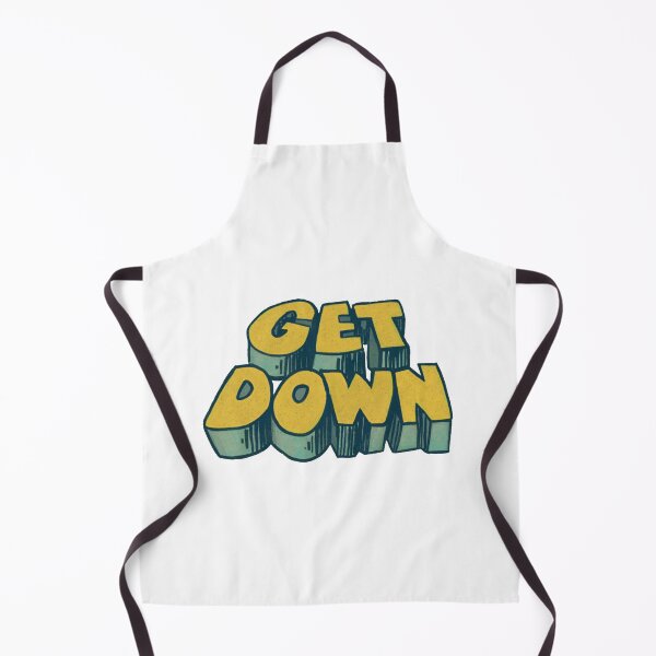Item preview, Get Down / 70s Style Aesthetic Typography designed and sold by helenneal.