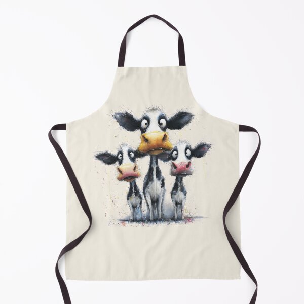 Item preview, CoW PRiNT, ANiMaL PRiNT ' The Milky Cows ' BY SHiRLeY MacARTHuR designed and sold by Shirley MacArthur Art.
