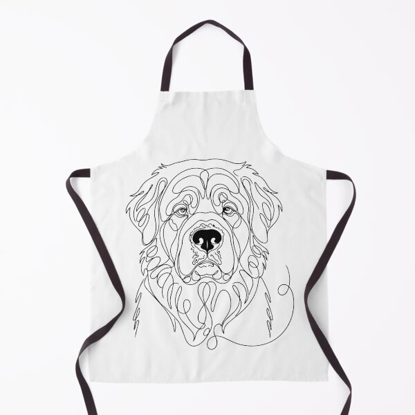 Item preview, Leonberger One Line Art – Modern & minimalist dog contour design designed and sold by Pfotenfaden.