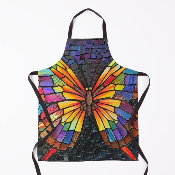 Item preview, Colorful mosaic-stained glass butterfly designed and sold by dcrc.