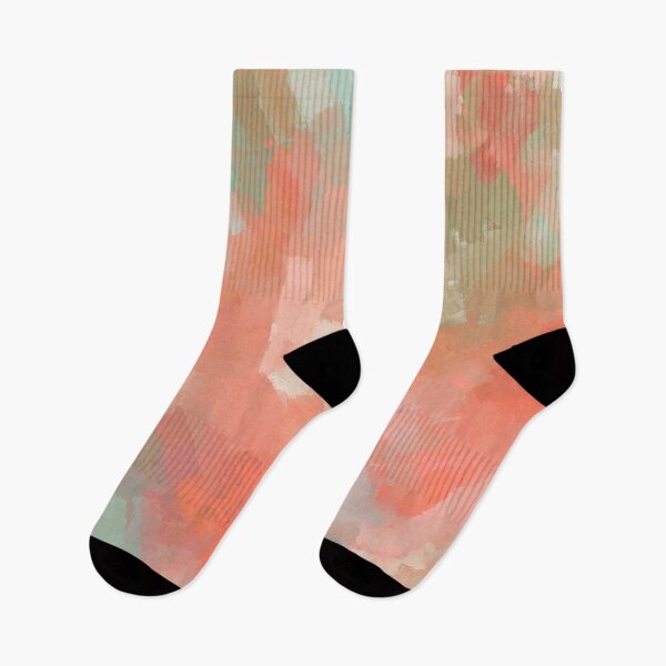 Item preview, Red green strokes modern designed and sold by mmartabc.
