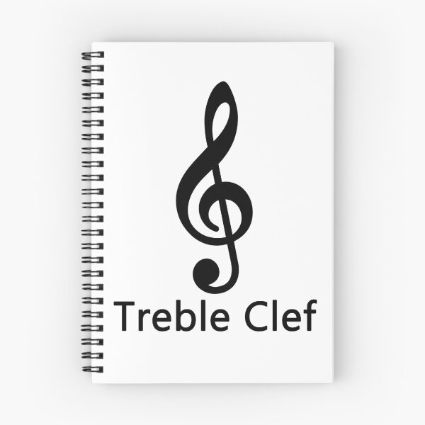 Item preview, Treble clef  with name - Musical symbol designed and sold by CyberArt Designers.