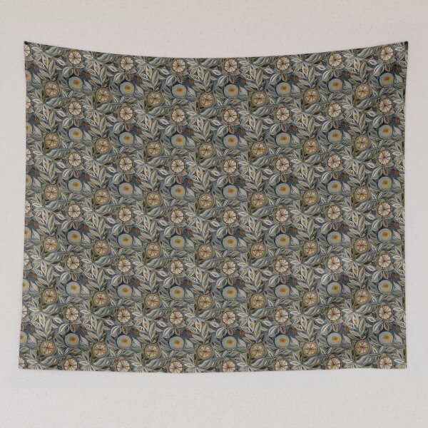Item preview, Blue Citrus Botanical Seamless Pattern designed and sold by GraceInNatureCo.