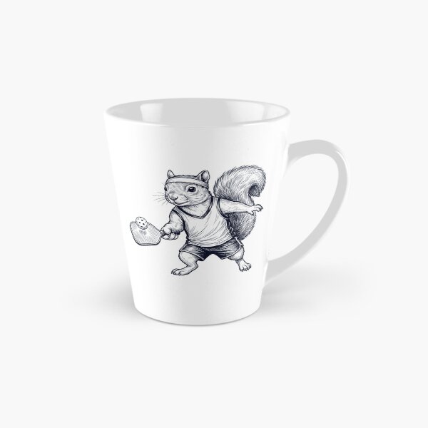 Item preview, Vintage Squirrel Playing Pickleball Player Animal Lover designed and sold by DoodleTortle.