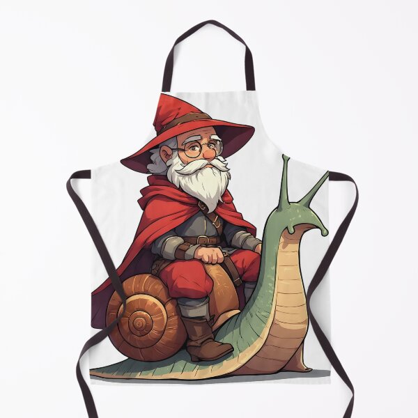 Item preview, Wise Wizard Riding a Giant Snail – Whimsical Fantasy Character Art designed and sold by Karolina’s Cozy Creations.