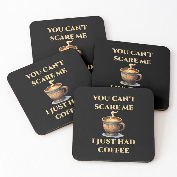 Item preview, You Can’t Scare Me, I Just Had Coffee designed and sold by Icareis-Studios.