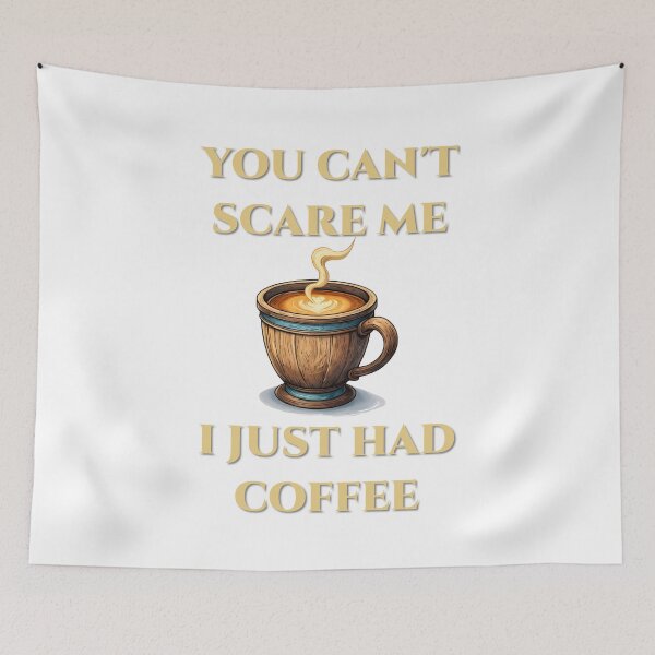 Item preview, You Can’t Scare Me, I Just Had Coffee designed and sold by Icareis-Studios.