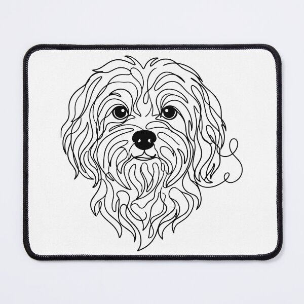 Item preview, Malteser One Line Art – Modern & minimalist dog outline design designed and sold by Pfotenfaden.