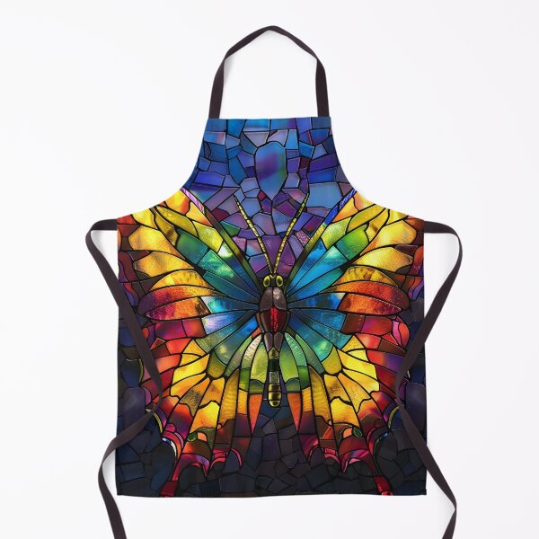 Artikelvorschau, Bunter Mosaik-Glasschmetterling entworfen und verkauft von dcrc.