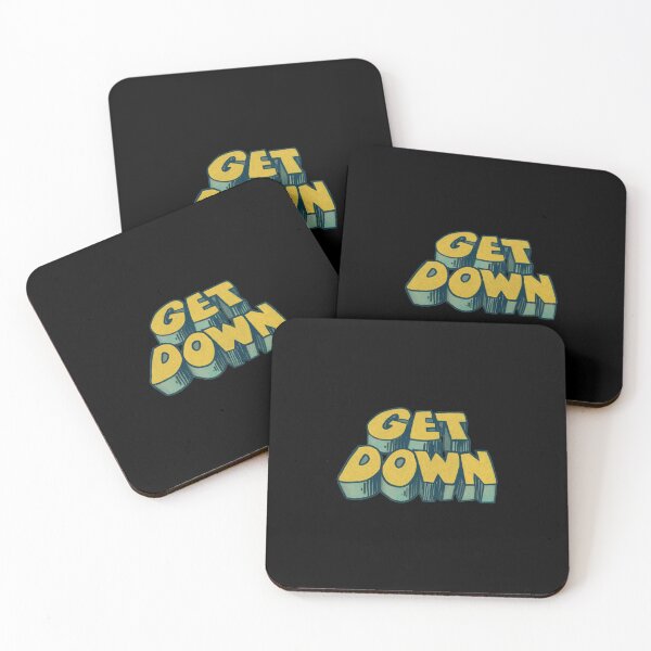 Item preview, Get Down / 70s Style Aesthetic Typography designed and sold by leticialewis.