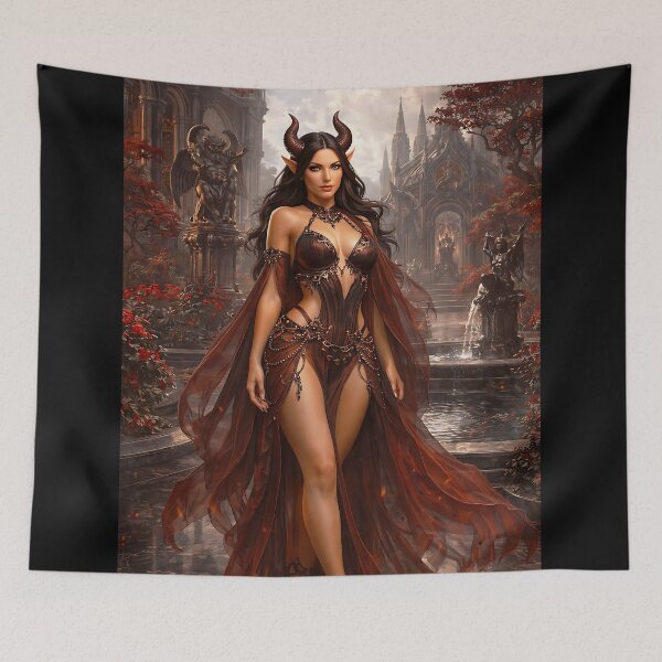 Item preview, Gothic Demon Queen in Dark Fantasy Garden designed and sold by thor81pl.