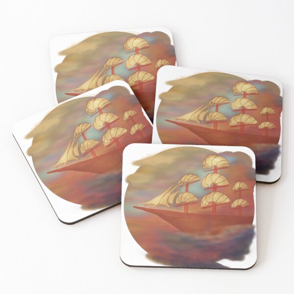 Item preview, ship in sky designed and sold by PretyChepPigins.