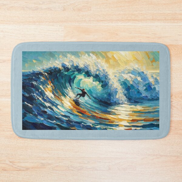 Item preview, Surfer Riding a wave Surfing Watersport gift  designed and sold by ArtUnova.