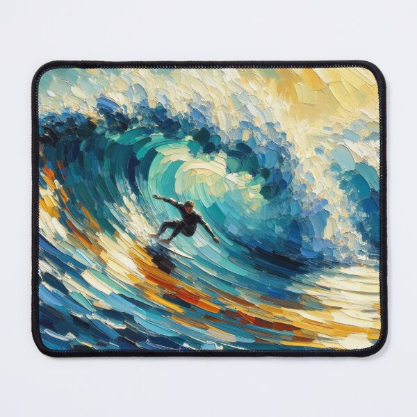Item preview, Surfer Riding a wave Surfing Watersport gift  designed and sold by ArtUnova.