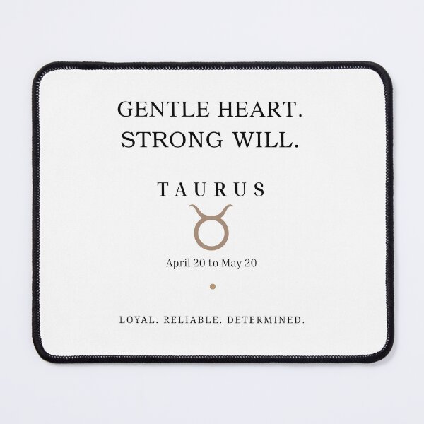 Item preview, TAURUS: Gentle Heart. Strong Will. designed and sold by KittyKatto.