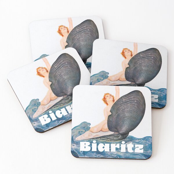 Item preview, Biarritz France Vintage Art Print – French Coastal Aesthetic Shirt, Retro Travel Poster Style designed and sold by DavidMay.