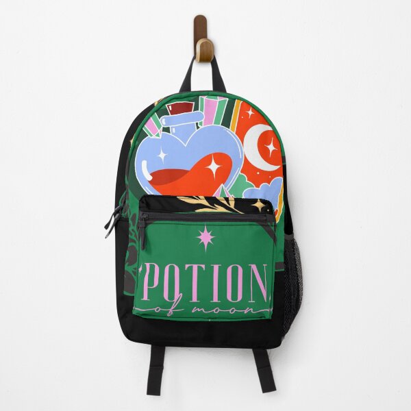 Item preview, Potion of Moon – Witchy Tarot Aesthetic Art (Green Edition) designed and sold by curushop.
