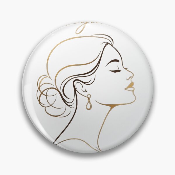 Item preview, Golden Elegance Minimalist Line Art designed and sold by Northern Glow Art.