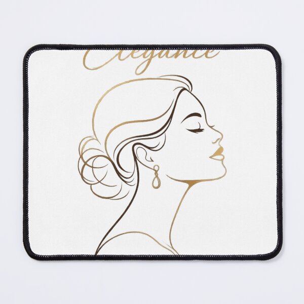 Item preview, Golden Elegance Minimalist Line Art designed and sold by Northern Glow Art.