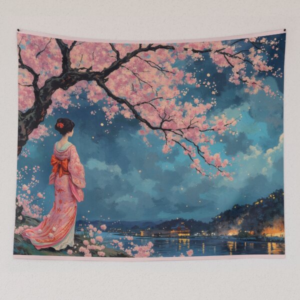 Item preview, Elegant Cherry Blossom Night designed and sold by Mary Spencer.