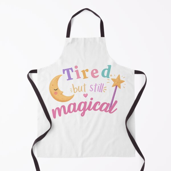 Item preview, Tired But Still Magical Cute Aesthetic Shirt Positive Quote Pastel Moon Fairy Gift for Women designed and sold by vaastore.