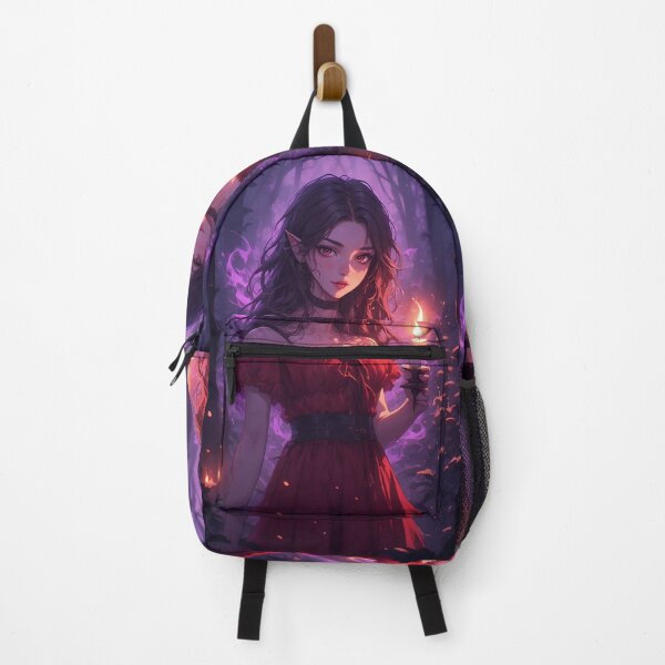 Item preview, Vampire with a candle in a forest designed and sold by ArtsJulian.