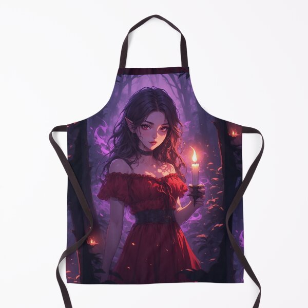 Item preview, Vampire with a candle in a forest designed and sold by ArtsJulian.